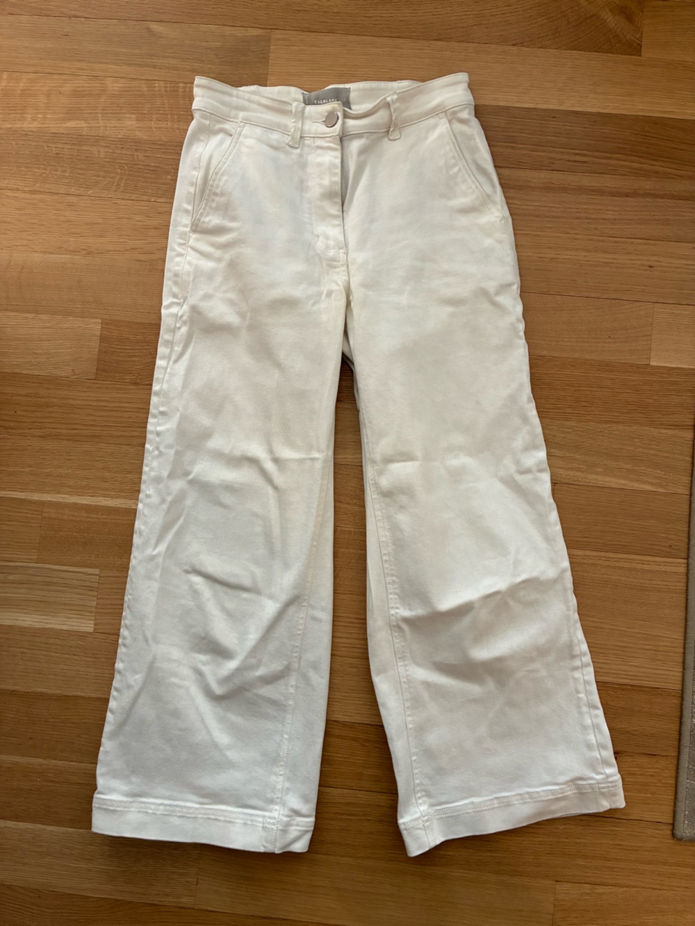 Everlane Cropped Wide Leg Chino